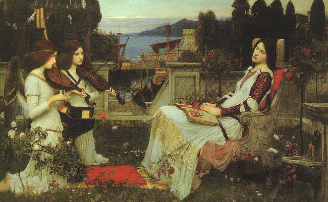 John William Waterhouse St.Cecilia oil painting picture